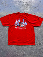 1494 - Red 2004 Mickey's Very Merry Christmas Party Tee - XL
