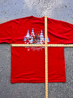 1494 - Red 2004 Mickey's Very Merry Christmas Party Tee - XL
