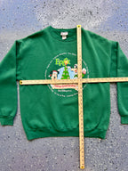 1495 - Green EPCOT Holidays Around the World Mickey & Friends Crewneck - NT / XL