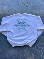 1502 - 1998 White Mickey & Friends Seasons Greetings Crewneck - XL