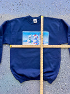 1506 - Navy Mickey, Donald, & Goofy Snowman Crewneck - NT / M