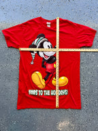 1509 - Red Nightcap Mickey Ears to the Holidays Sleep Shirt - OSFA