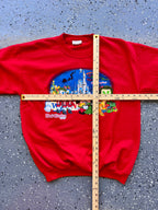 1512 - Red 2007 Mickey's Very Merry Christmas Party Crewneck - L