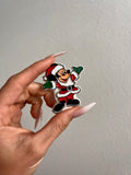 Santa Mickey & Stocking Pinback Buttons