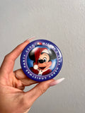 606 -Santa Mickey Mickey's Very Merry Christmas Party 2000 Button