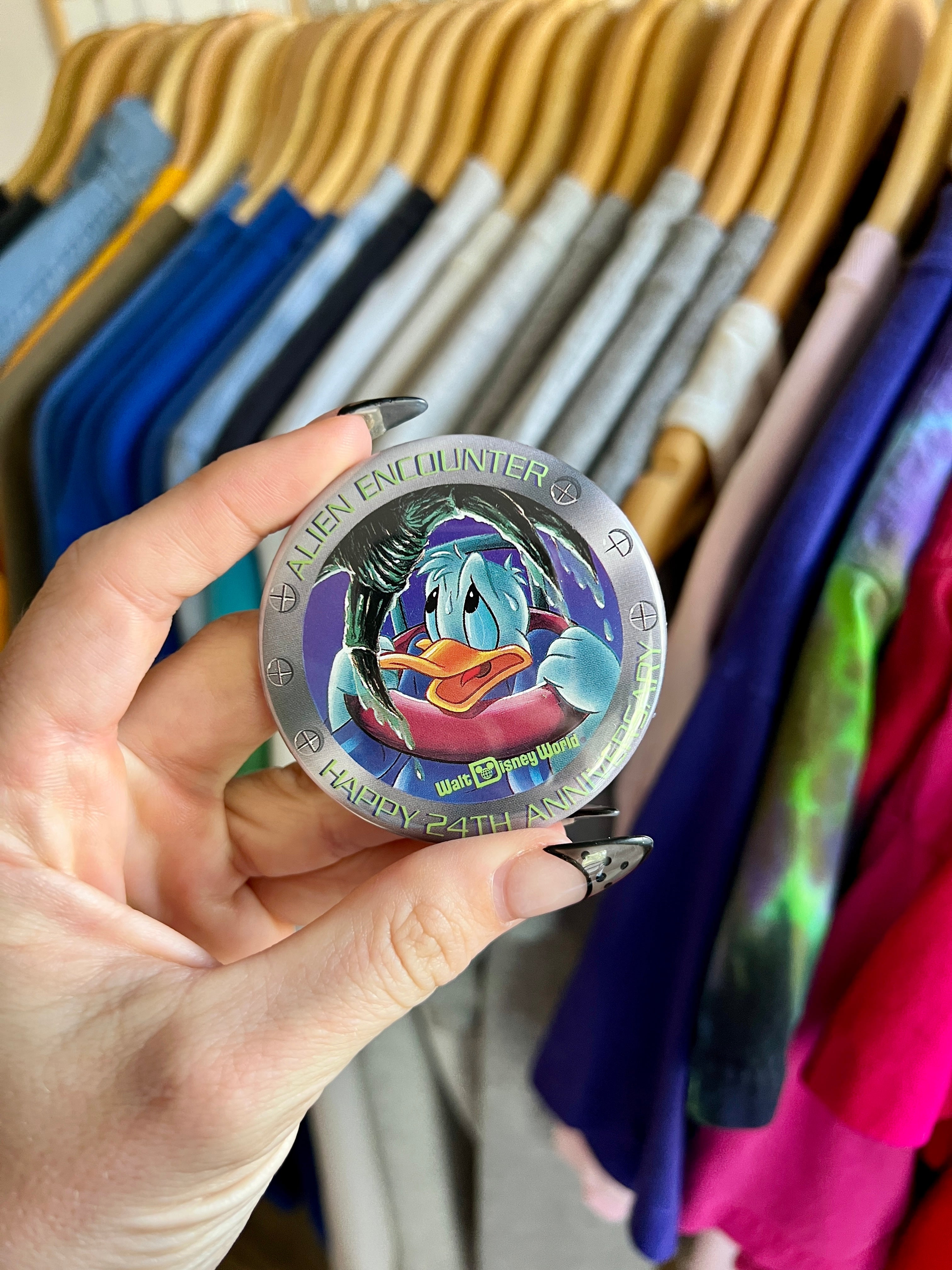 300 -Alien Encounter 24th Anniversary Button