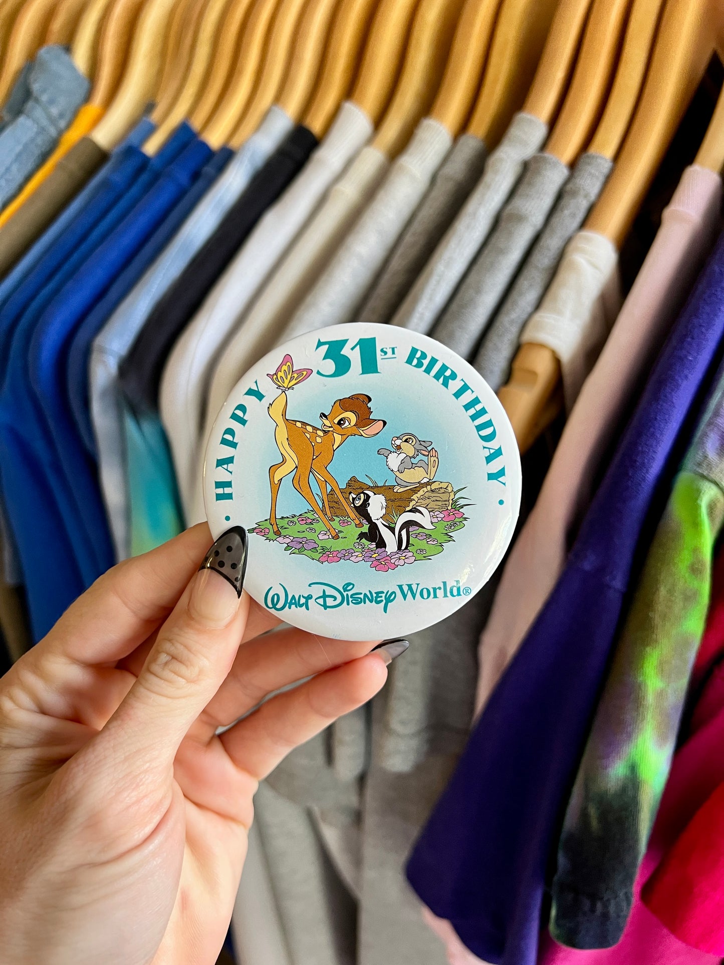 Happy 31st Birthday Button