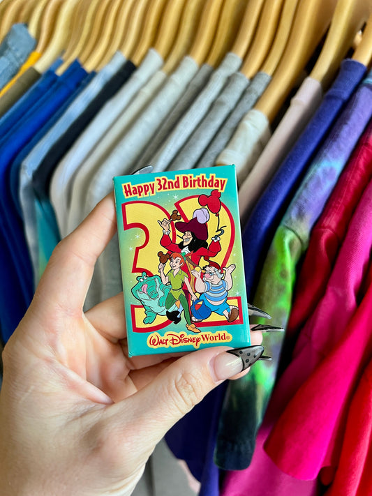 Happy 32nd Birthday Captain Hook Button