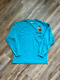 285 -Green Embroidered Conductor Mickey Longsleeve - XL