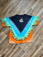 270 -Blue Tie-Dye Going Down Briar Patch Splash Mountain Tee - L
