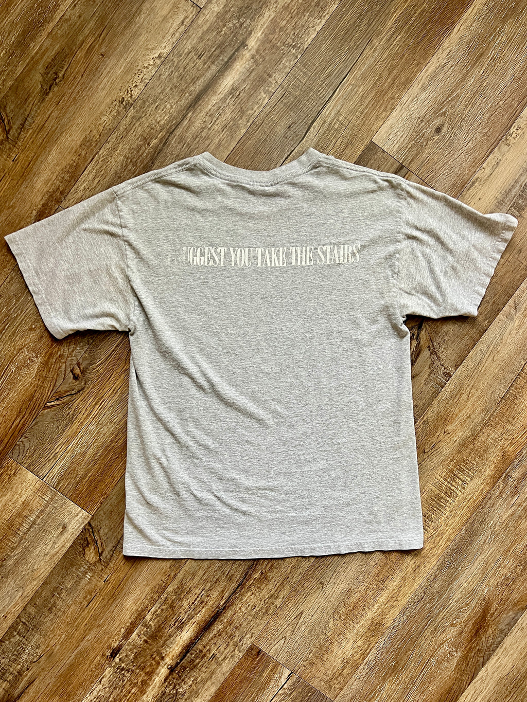 266 -Grey Tower of Terror I Suggest You Take the Stairs Tee - L