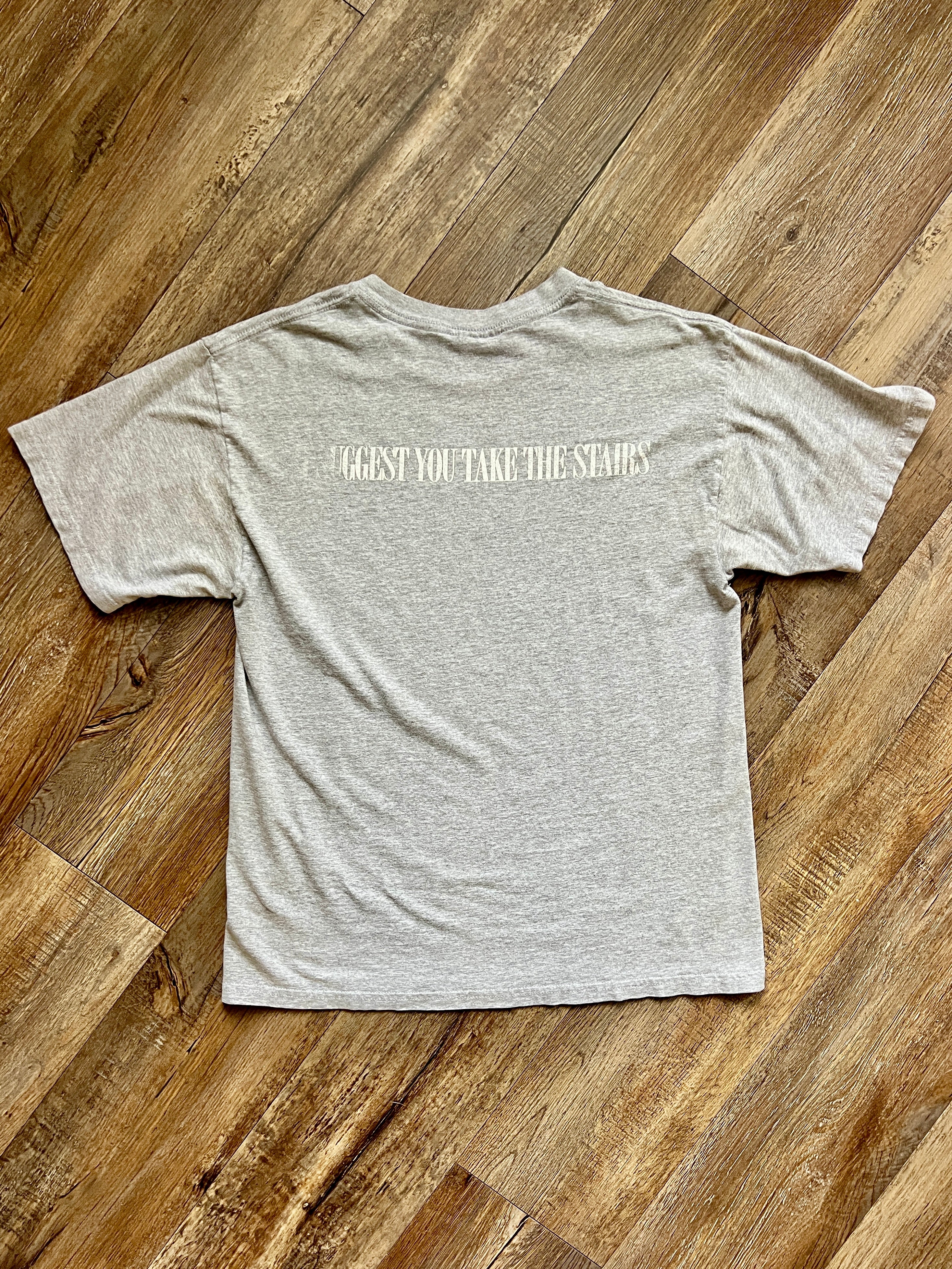 266 -Grey Tower of Terror I Suggest You Take the Stairs Tee - L