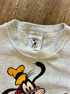 864 -Heather Goofin' Around Crewneck - L