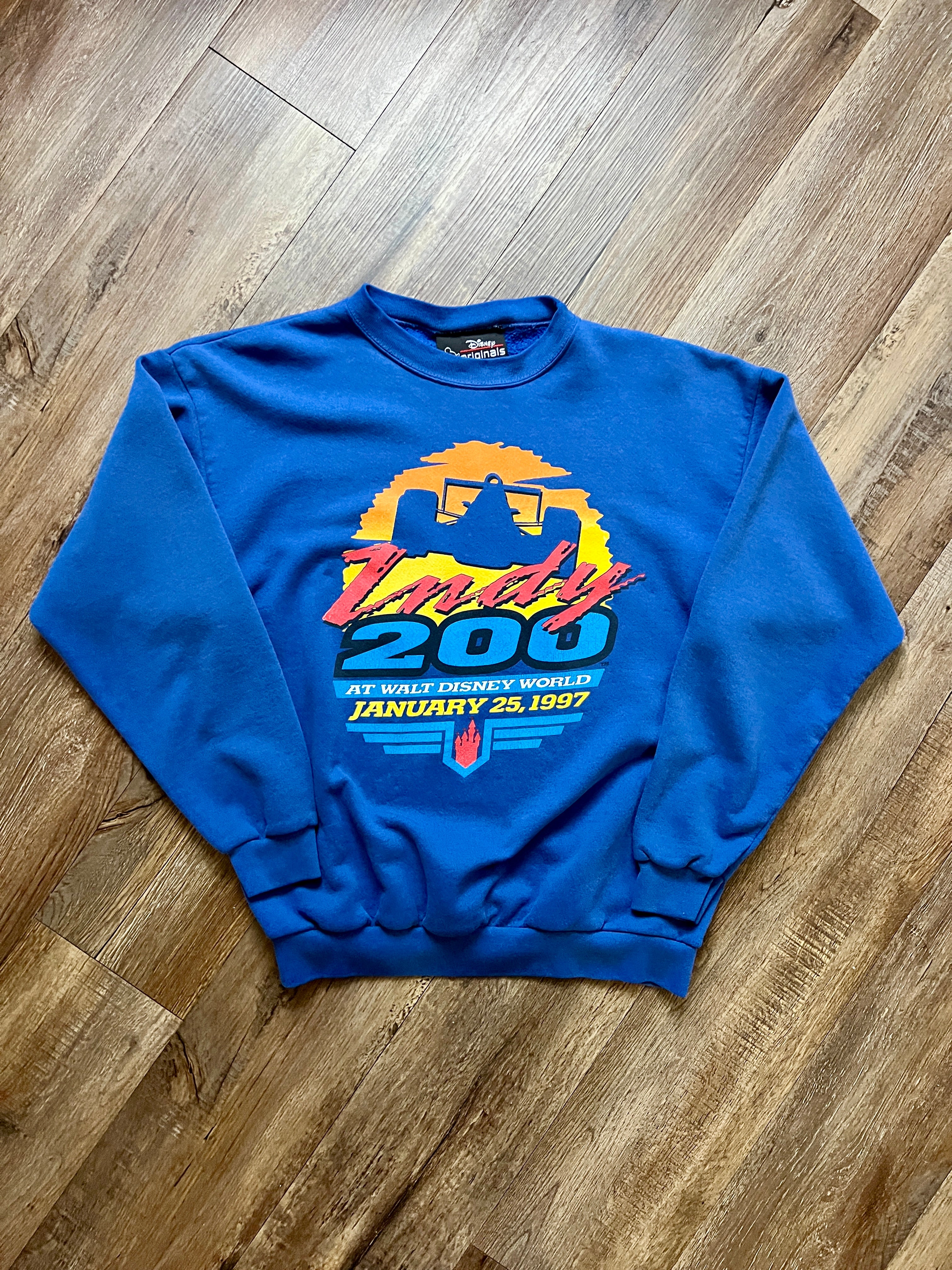 275 -Blue Indy 200 WDW 1997 Crewneck - L
