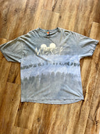 871 -Blue Tie-Dye Mickey Head Shirt - XL