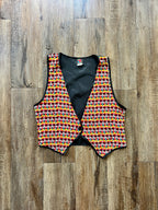 113 -Red Mickey AOP Satin Vest