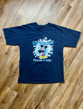 283 -Navy Splash Mountain Dry is Not an Option Disneyland Tee - XL