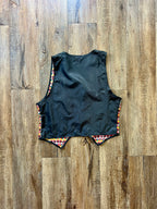 113 -Red Mickey AOP Satin Vest