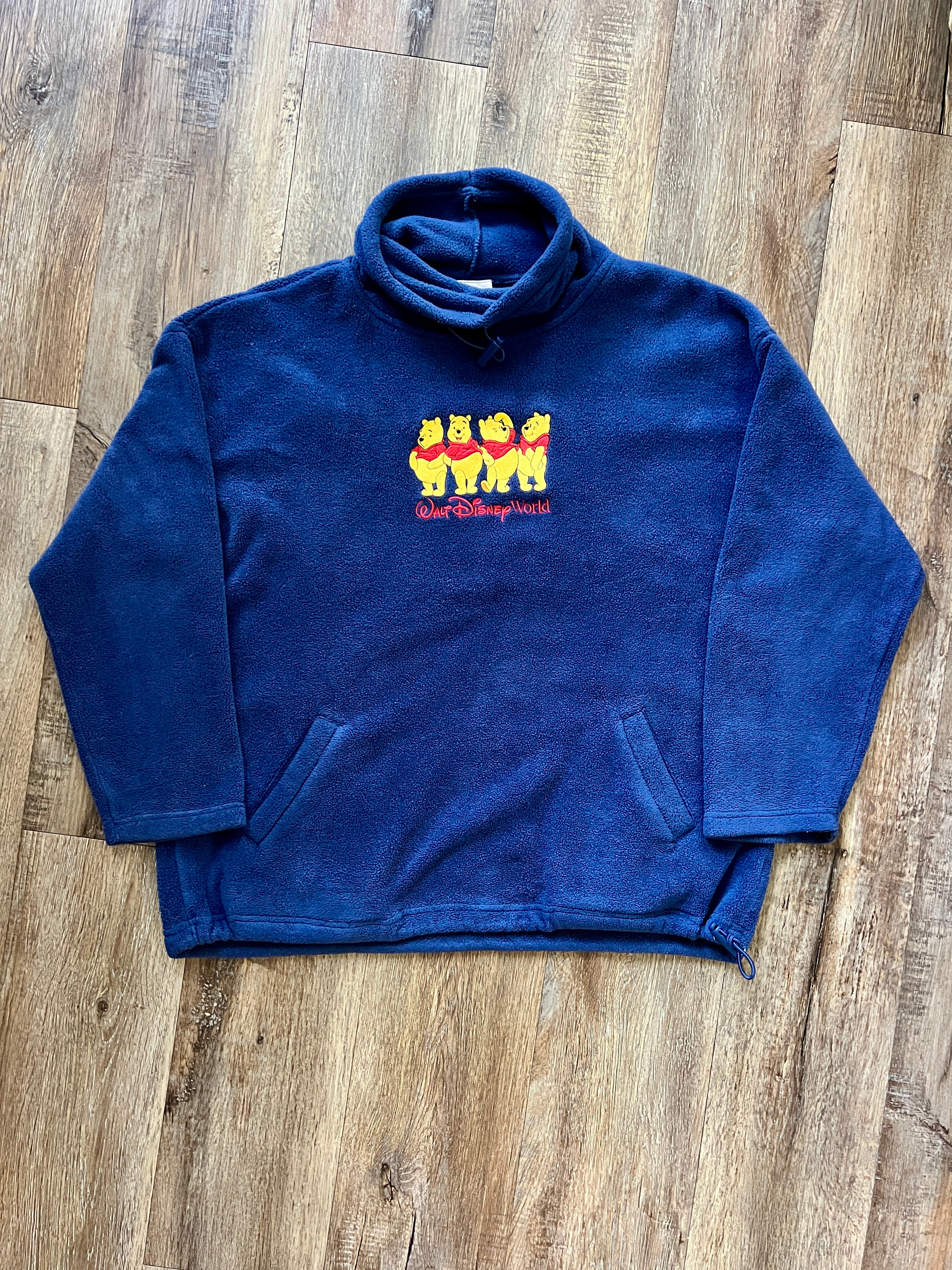 874 - Navy Sherpa WTP WDW Logo Pullover - XL