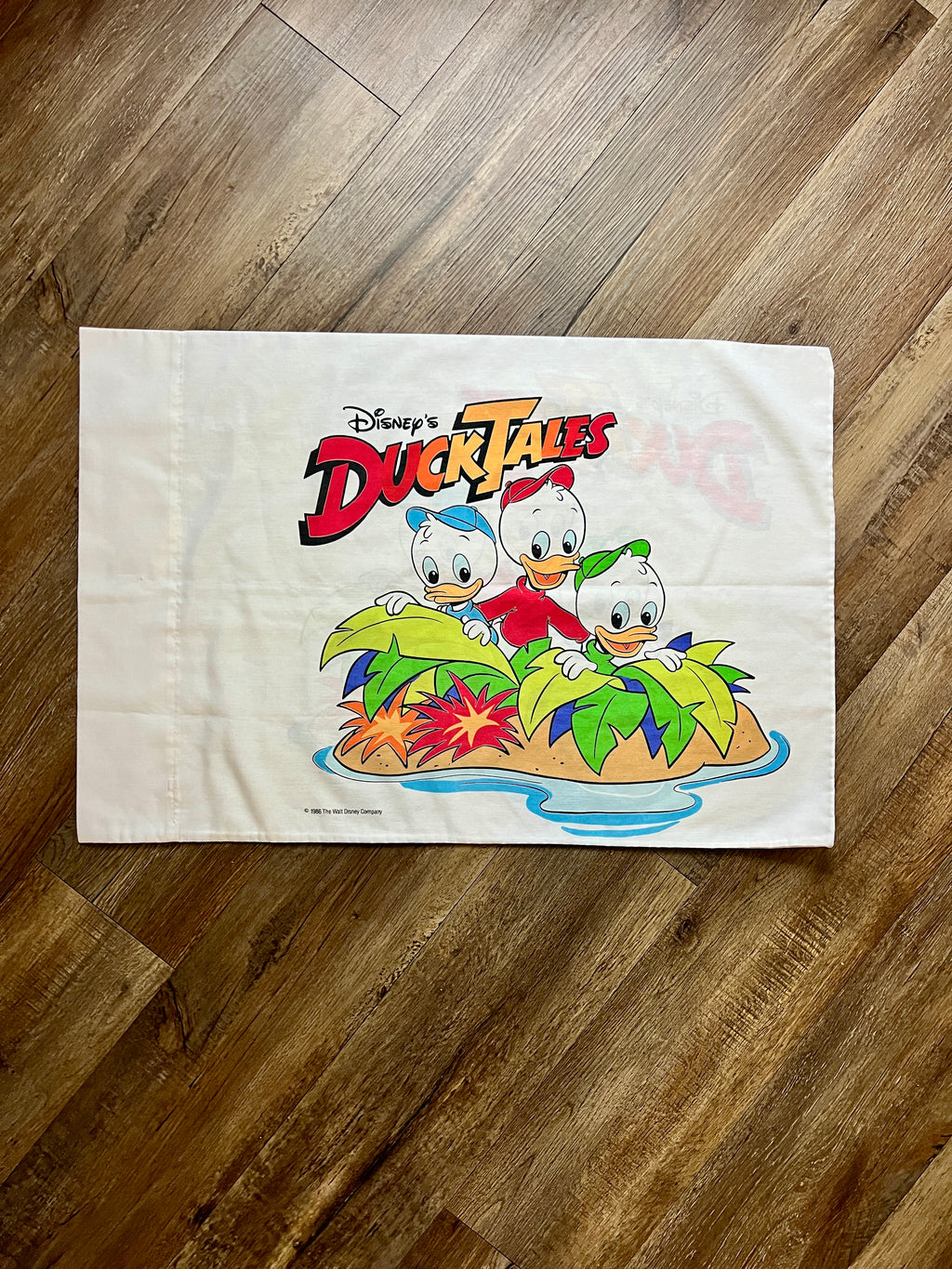 289 -White DuckTales Pillowcase