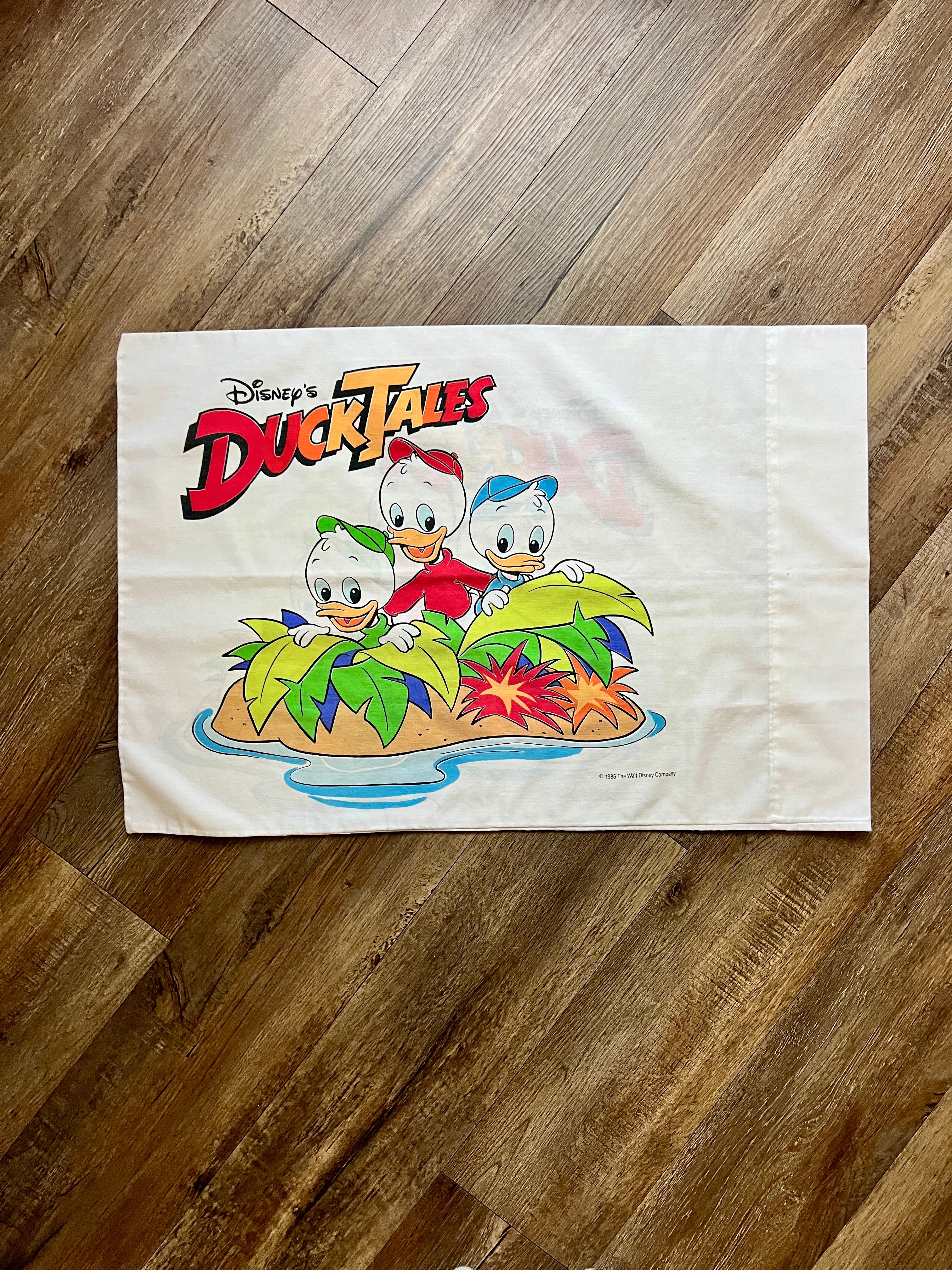 289 -White DuckTales Pillowcase