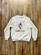 118 -White 15 Years Walt Disney World Crewneck - L