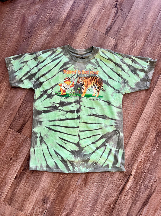 875 - Green Tie-Dye Tigger is That You Shirt - XL