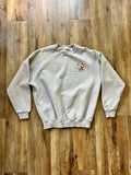 123 -Heather Grey Grumpy Warning Crewneck - XL