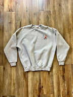 123 -Heather Grey Grumpy Warning Crewneck - XL