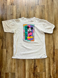 124 -Grey Geo 90s Mickey Wear Mickey Tee - XL
