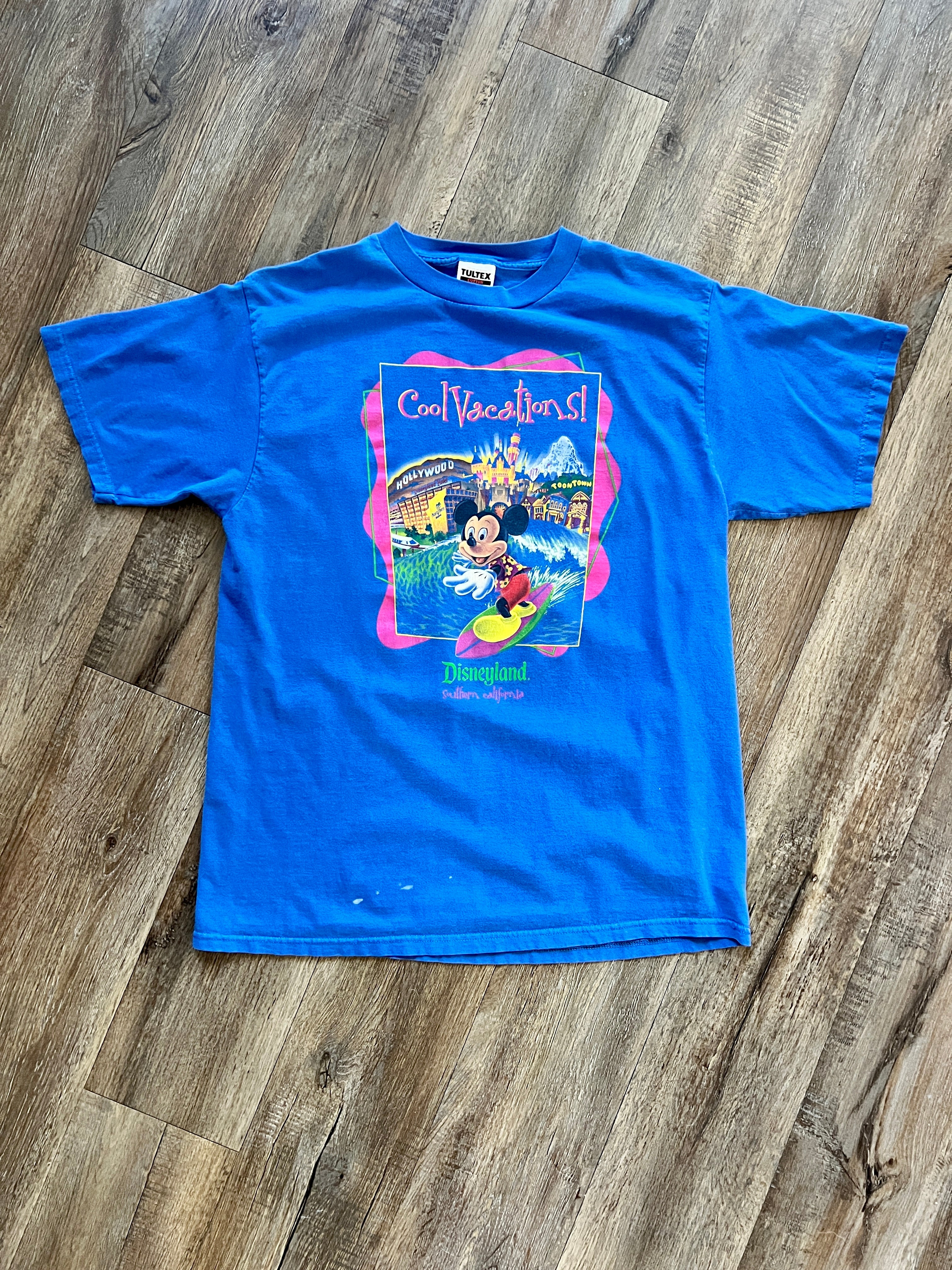 877 -Blue Disneyland Cool Vacations! Shirt - XL