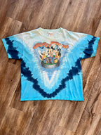 880 -Blue Tie-Dye Grizzly River Run Raft Shirt - XL
