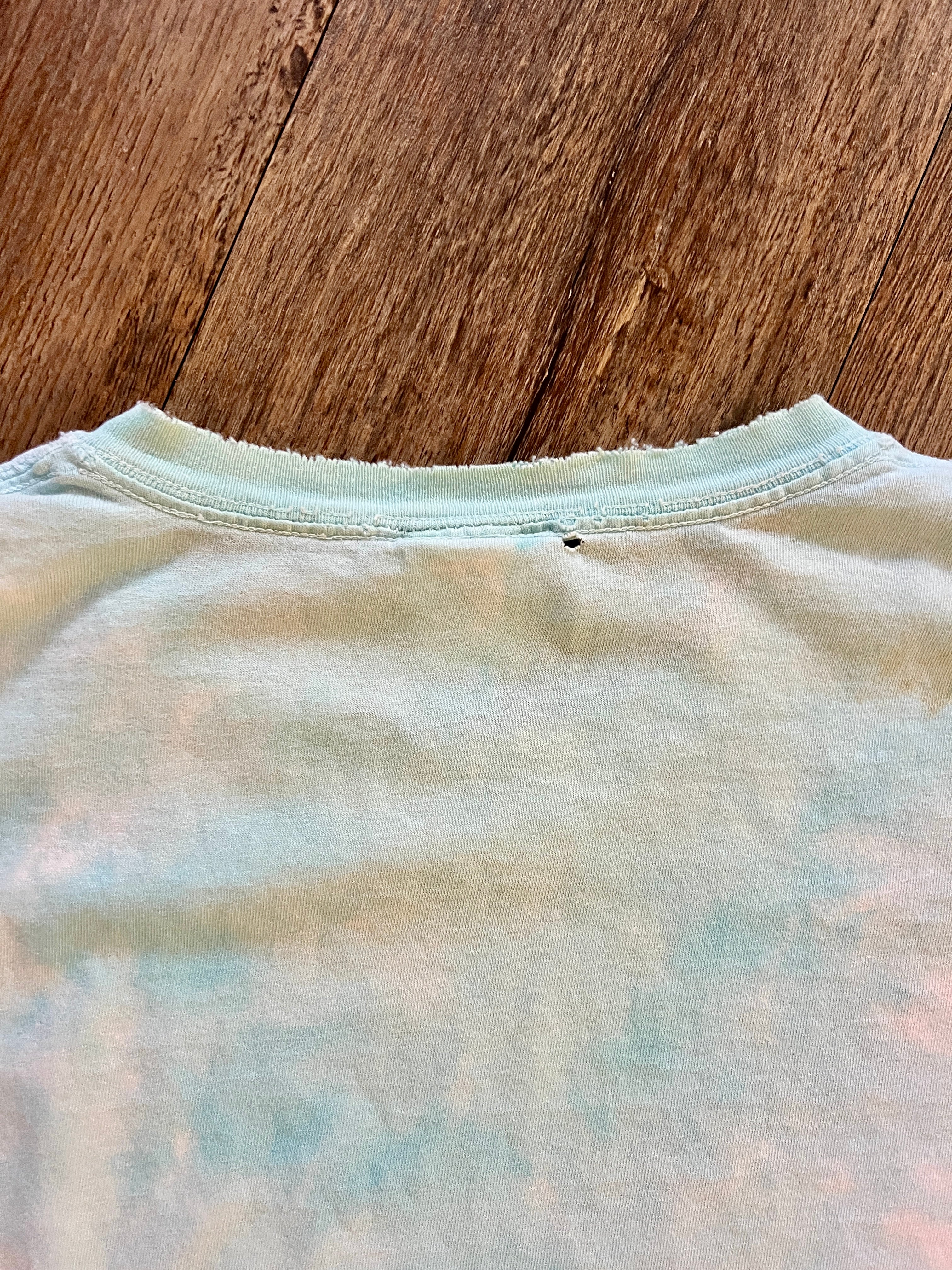 880 -Blue Tie-Dye Grizzly River Run Raft Shirt - XL