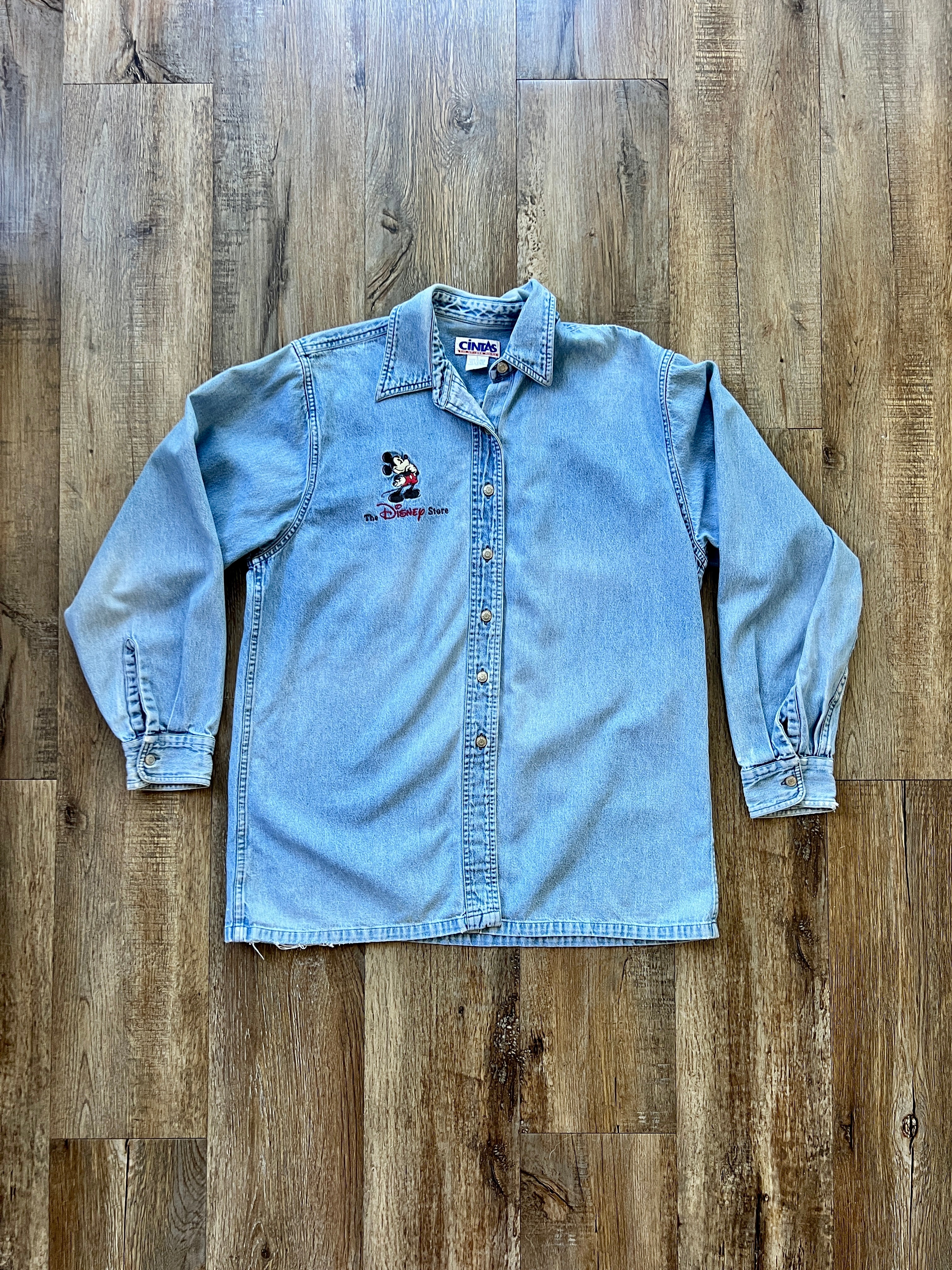 146 - Denim The Disney Store Button Down Shirt - L