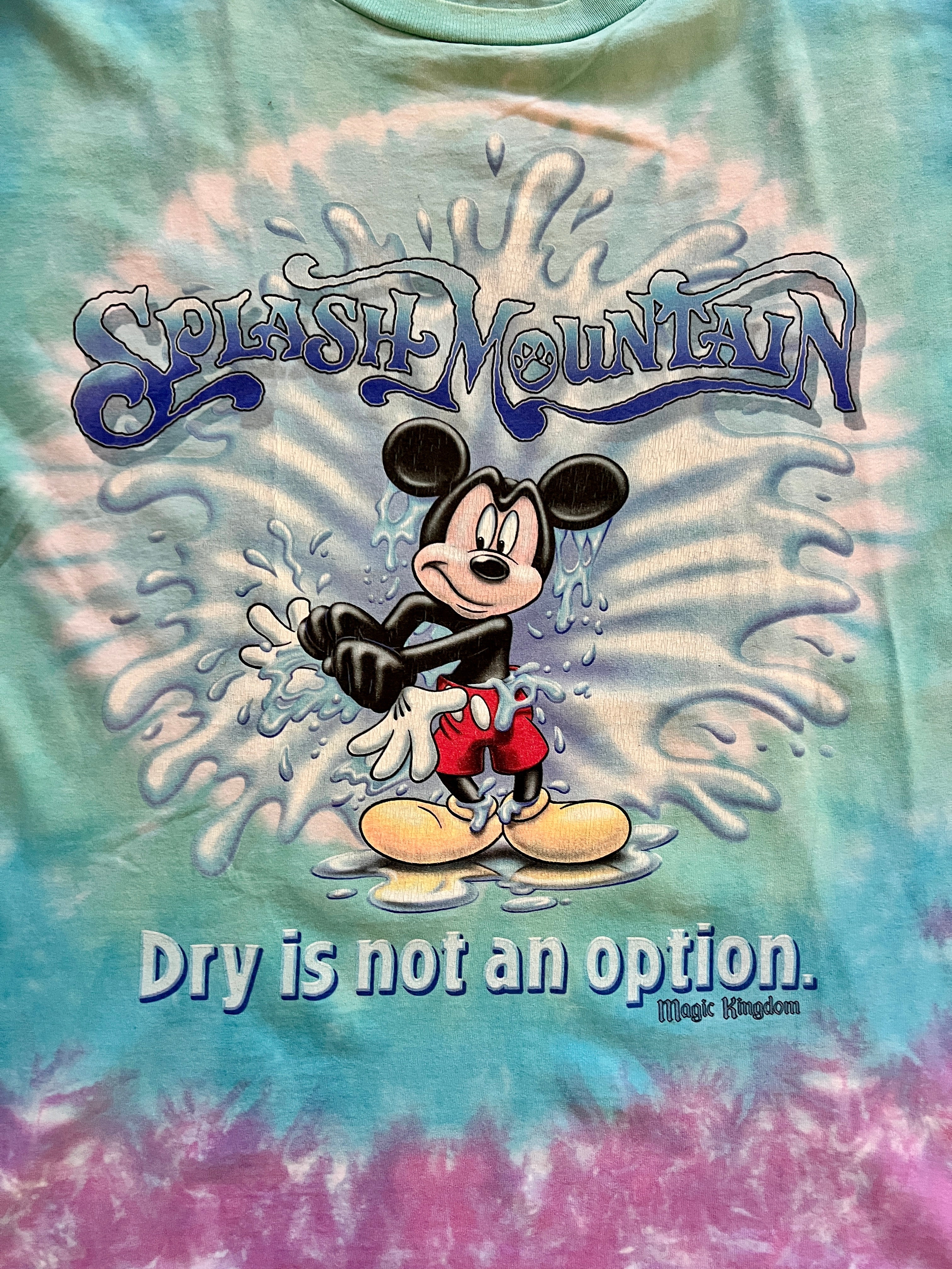 883 -Blue Tie-Dye Splash Mountain Dry is Not An Option Shirt - XL