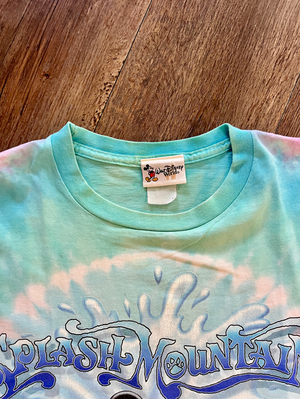 883 -Blue Tie-Dye Splash Mountain Dry is Not An Option Shirt - XL