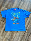 884 -Blue Goofy Letters Parks Shirt - XL
