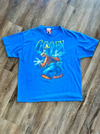 884 -Blue Goofy Letters Parks Shirt - XL