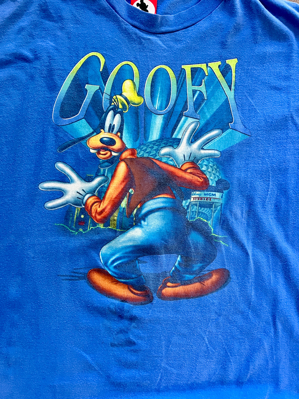 884 -Blue Goofy Letters Parks Shirt - XL