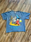 887 -Navy Sorcerer Mickey Everybody Needs a Little Magic in the Morning Shirt - XL