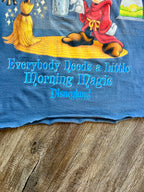 887 -Navy Sorcerer Mickey Everybody Needs a Little Magic in the Morning Shirt - XL