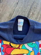 888 -Navy WTP & Piglet A Good Friend is the Best Gift of All Crewneck - L