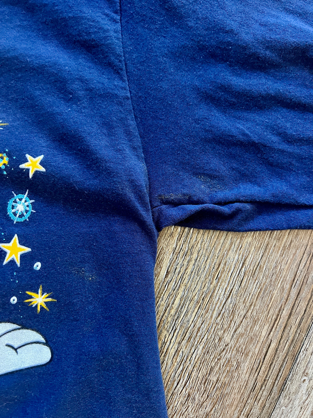 889 -Navy Sorcerer Mickey Stars Shirt - XL