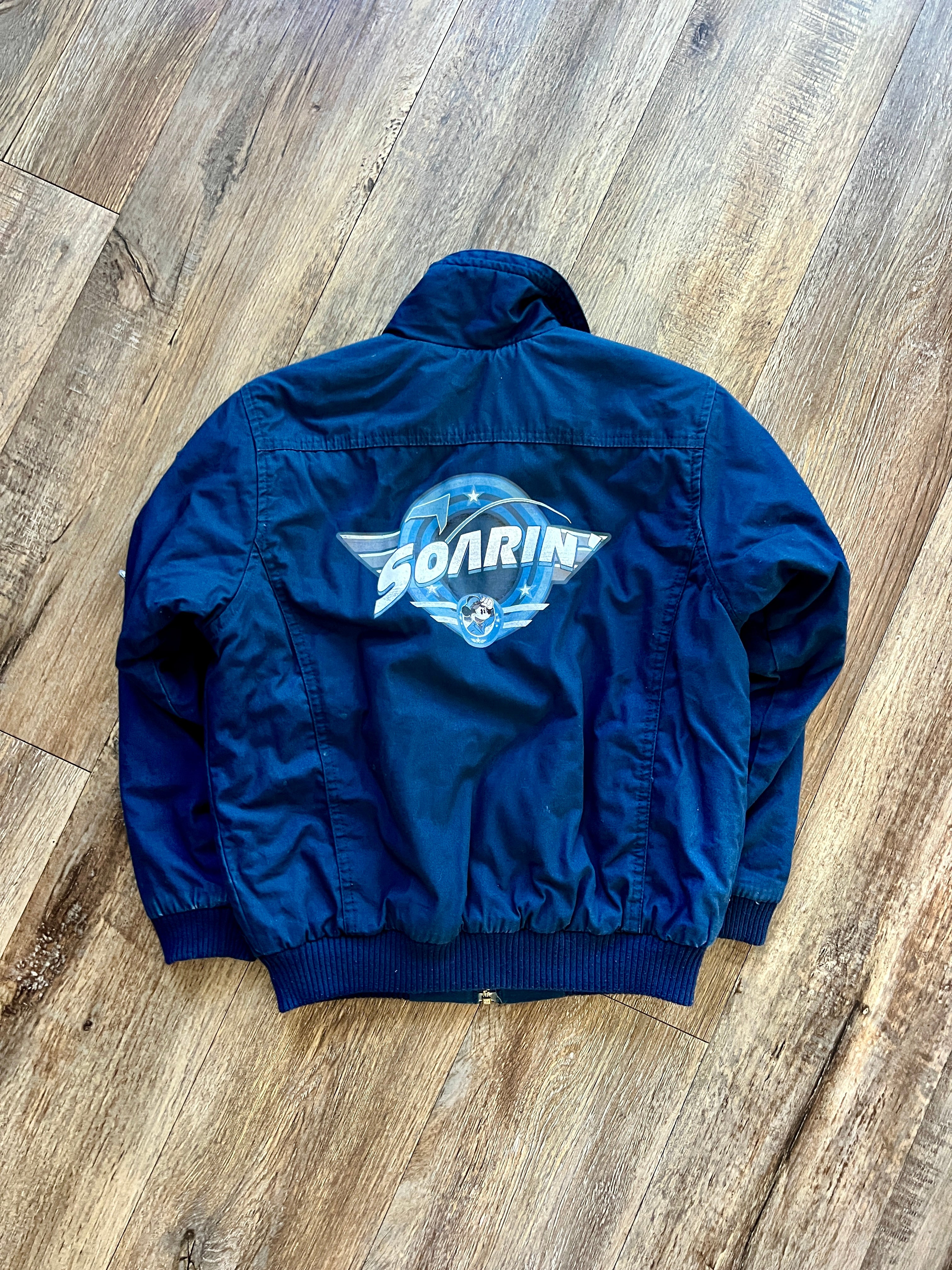 892 - KIDS Blue Soarin' Patch Bomber Jacket - YM