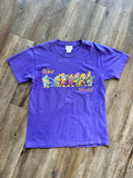 893 -Purple Sevens Dwarfs WDW Logo Shirt -M