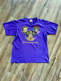 894 -Purple MGM, EPCOT, Magic Kingdom Gold Mickey Head Shirt - XL