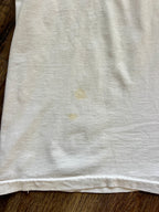 897 -White Embroidered Cowboy Mickey Pocket Shirt - XL