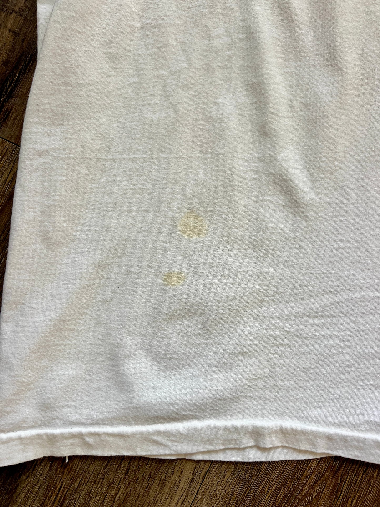 897 -White Embroidered Cowboy Mickey Pocket Shirt - XL