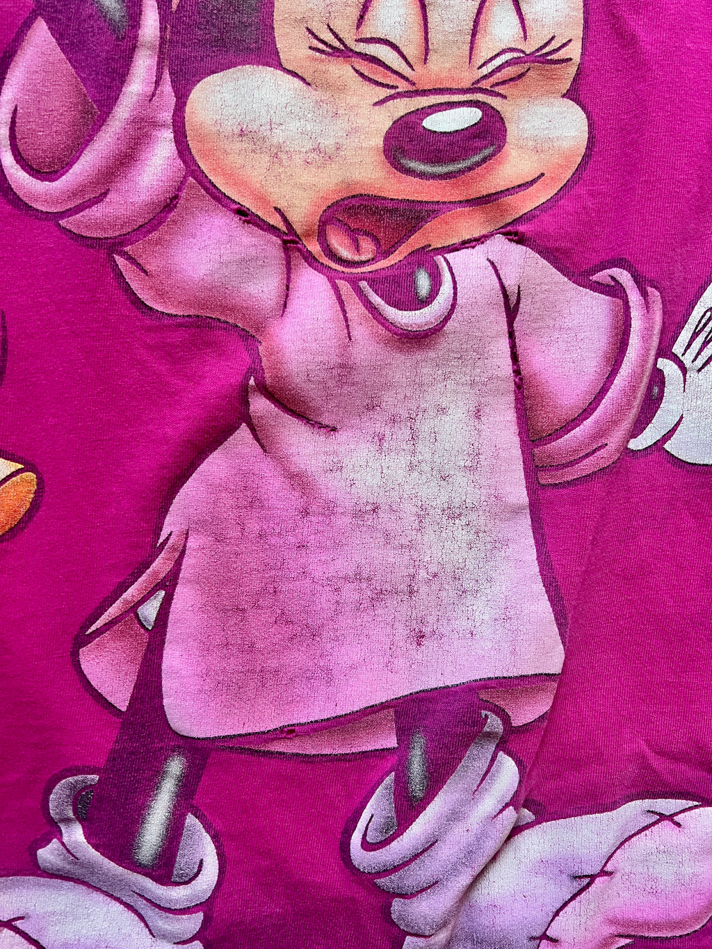 257 -Pink Yawning Minnie WDW Logo Sleep Shirt - OSFA