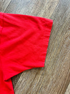 901 -Red Classic Mickey Standing Shirt - OSFA